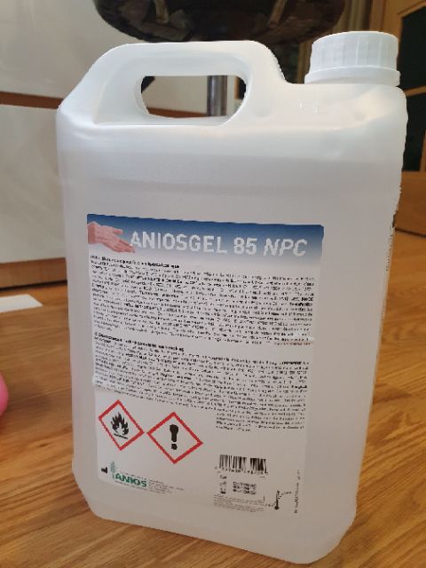 Dung dịch rửa tay sát khuẩn Anios gel - can 5 lít (Aniosgel 5 lit)