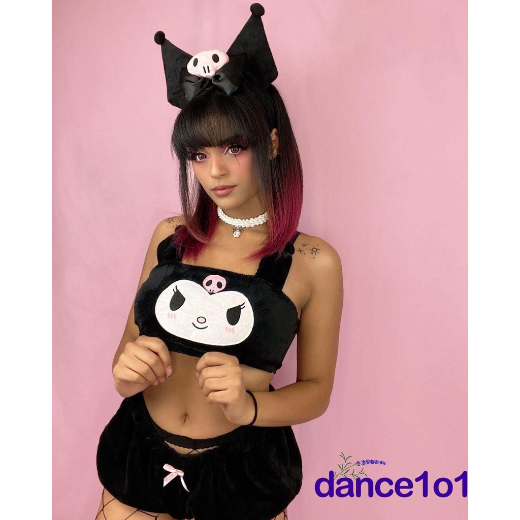 Set Đồ Ngủ 2 Dây Họa Tiết Dễ Thương Cho Nữ