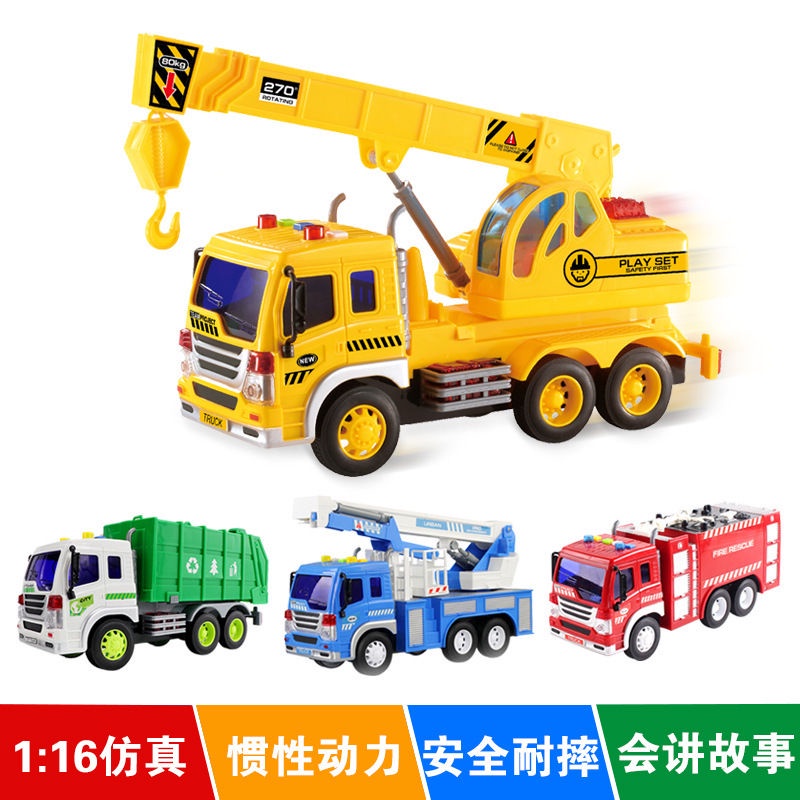 Mô Hình Đồ Chơi Xe Máy Xúc Công Trình Tỉ Lệ 1: 16 Dành Cho Bé Trai