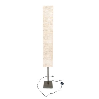 (LS-PF010A_white) Đèn Sàn Hình Chữ Nhật Chóa Đèn Giấy Trắng Rectangular White Paper Lampshade Floor Lamp