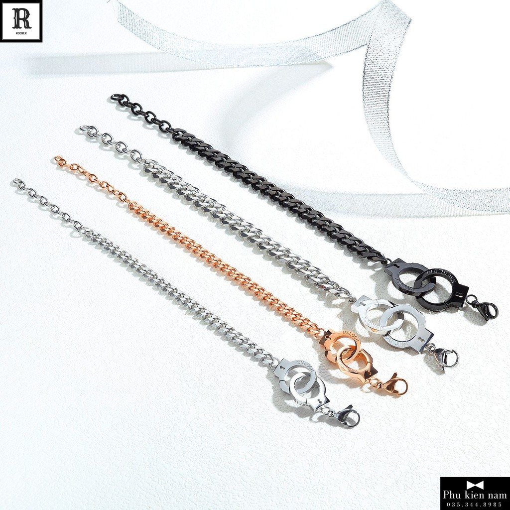 Vòng tay Thép Titan nam Vòng tay nam VT047