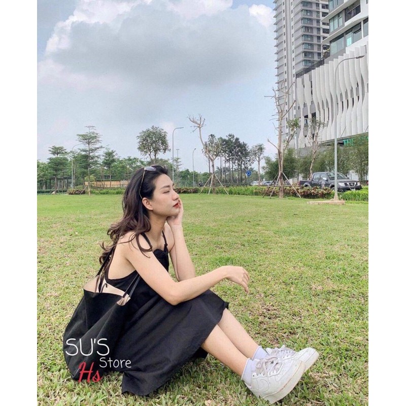 Váy yếm khoét lưng HS46 | BigBuy360 - bigbuy360.vn