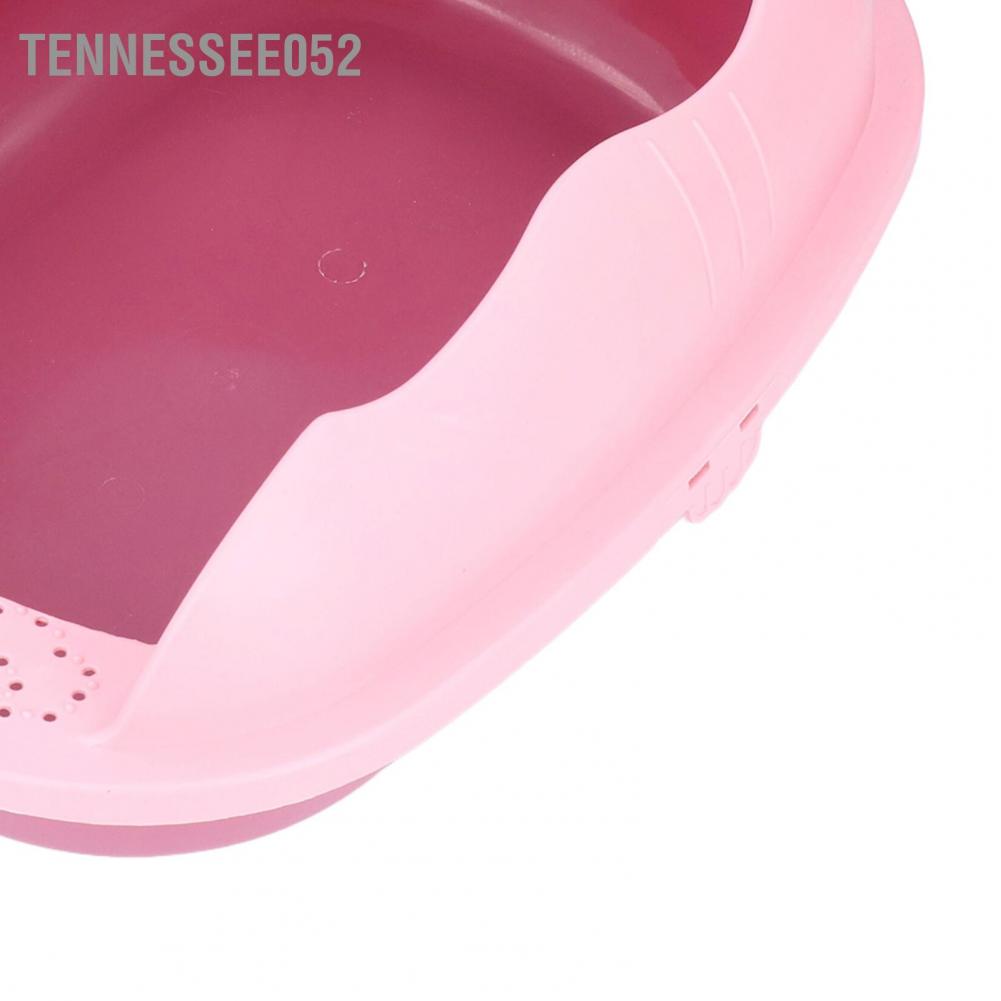 Chậu đựng cát vệ sinh cho mèo tặng xẻng xúc cát cho mèo kích thước S chống văng cát