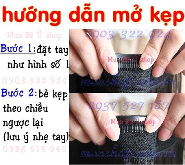 Tóc Giả Mái Chéo Bằng