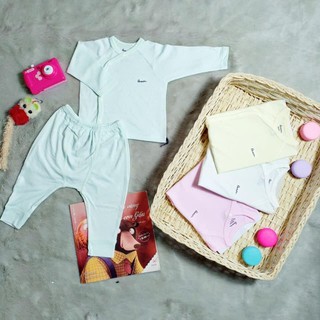 Bộ sơ sinh cài chéo avaler dài tay