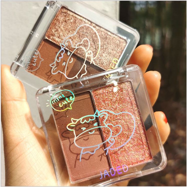 Phấn mắt Pink Sand, bảng mắt nhũ 24 ô nội địa trung trang điểm tông cam hồng makeup colourpop C45 - Sammi Beauty