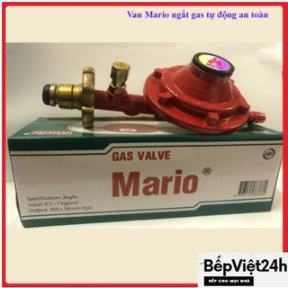 Van Gas Mario Van Bếp Gas Ngắt Gas Tự Động An Toàn
