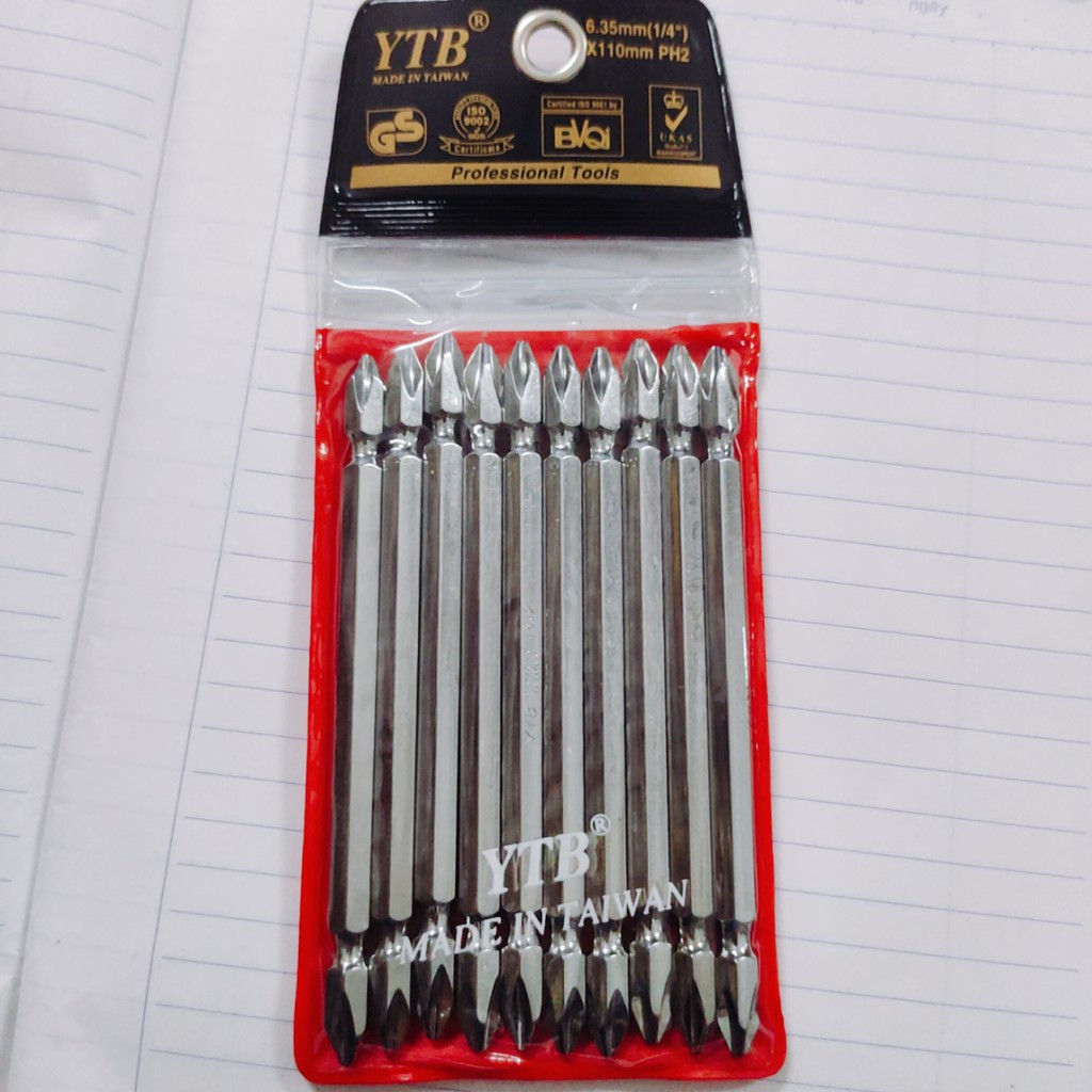 3 mũi vít bake, mũi tô vít YTB, 2 đầu dài 110mm, Cty XNK&amp;TM YTB Việt Nam