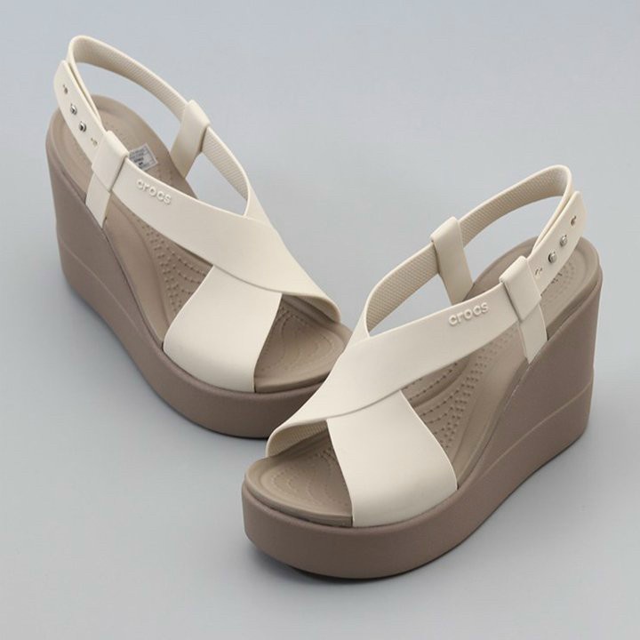 DÉP SANDAL BROOKLYN ĐẾ CAO 9cm, QUAI X CHO PHÁI ĐẸP, ET23