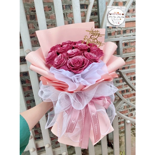 Bó Hoa Nhũ 12 Bông