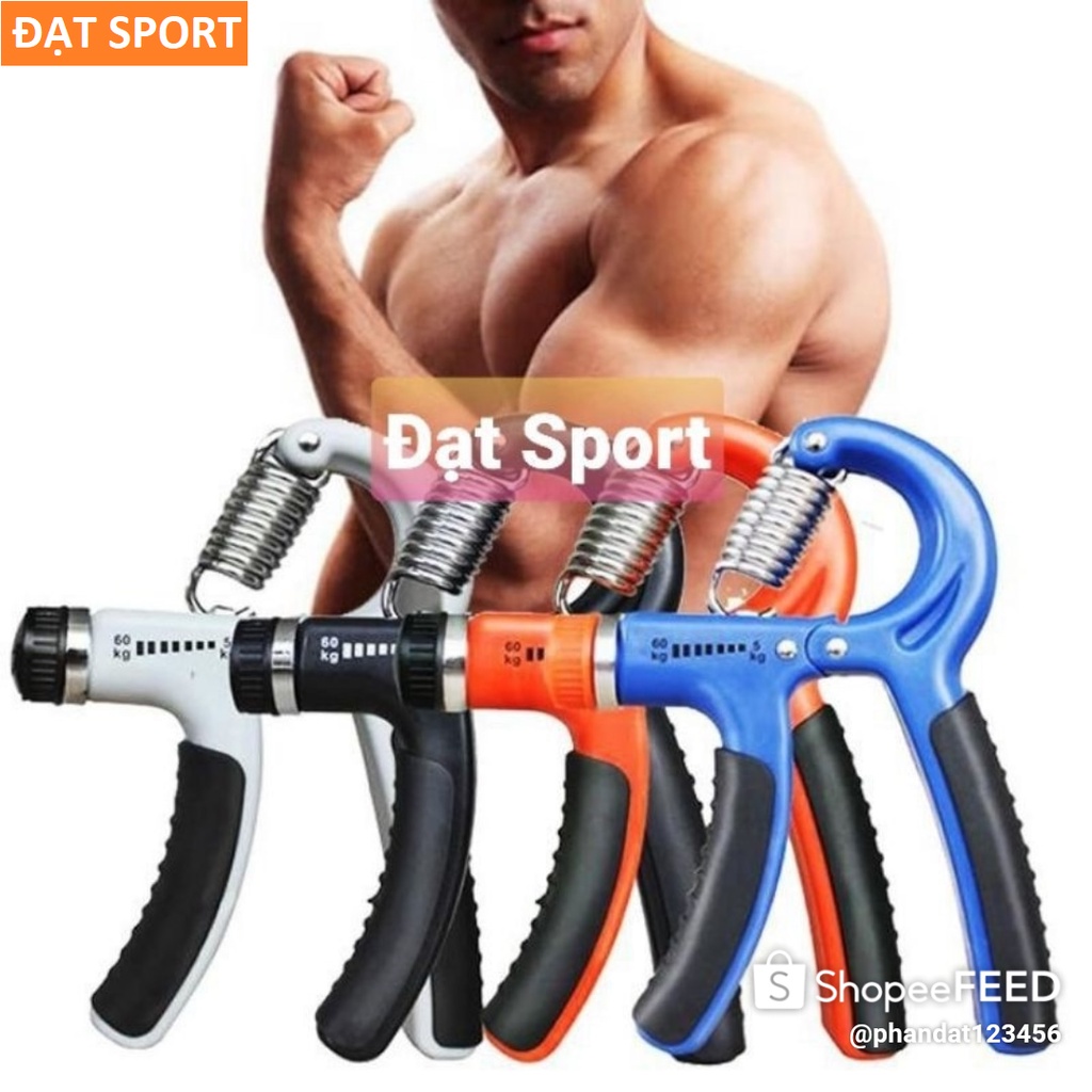 Kìm Bóp Tay Chữ A , Mức Lực Từ 5-60kg ,Có Lò Xo Tăng Chỉnh , Hỗ Trợ Tập Cơ Bàn Tay , Cơ Cẳng Tay , Tập Thể Thao