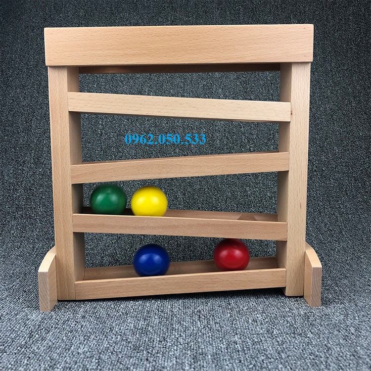 Bộ đồ chơi lăn bóng, đồ chơi montessori