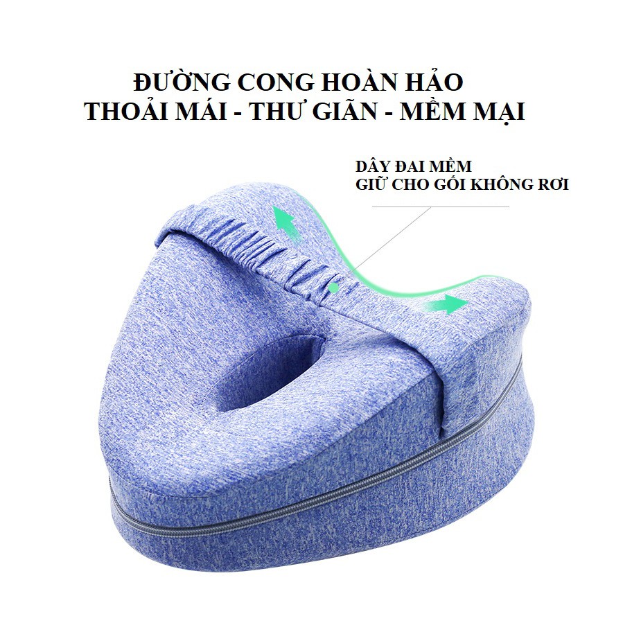 Gối gác chân hình trái tim chất liệu cao su non E3