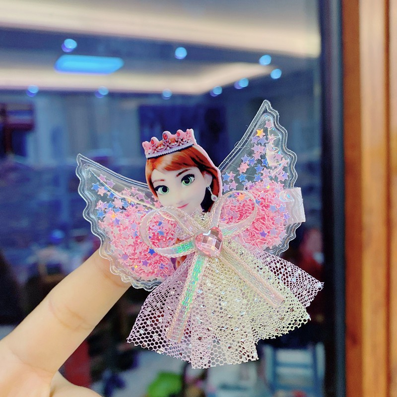 Kẹp tóc công chúa elsa cho bé yêu