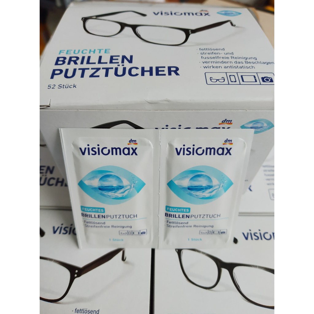 GIẤY LAU KÍNH VISIOMAX GIÚP LÀM SẠCH VÀ BẢO VỆ KÍNH 52 TỜ