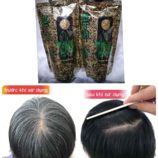 💋Nhuộm đen HD mùi cafe không bám da đầu, không bị phai đỏ, giá siêu rẻ.
💋Một cặp 500mlx2, nhuộm được 10 đầu,.