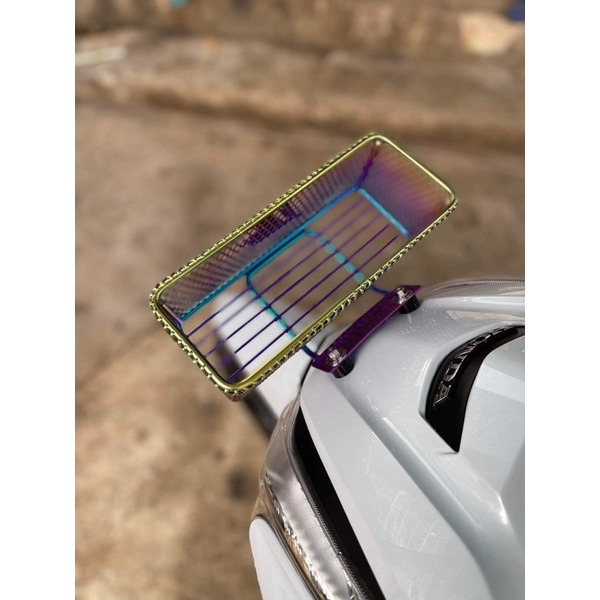 Rổ titan trước cho fu led , raider , vario , satria , mxking ,  raider xăng cơ , raider crab , sirus , wave