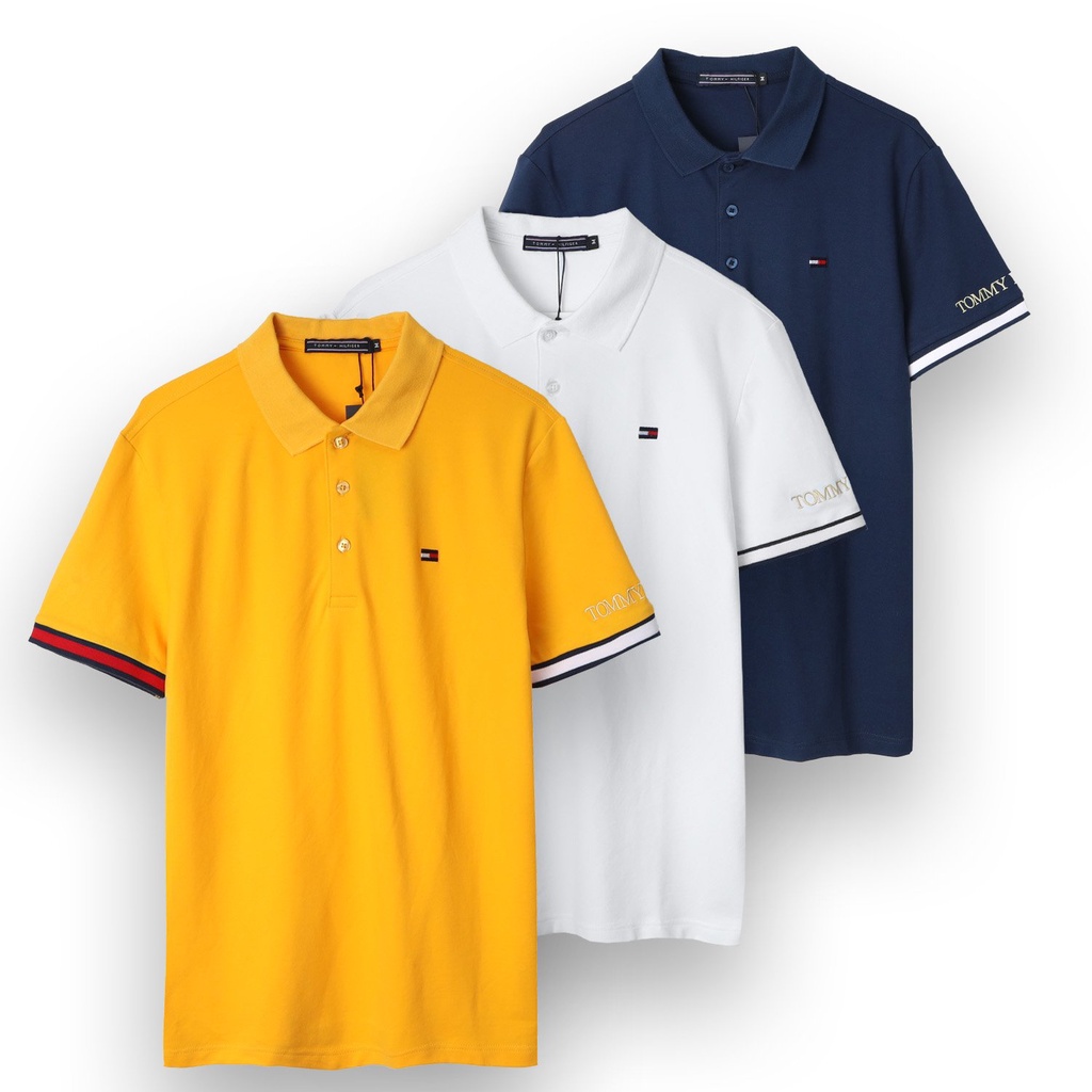 Áo POLO Nam cổ bẻ , phối 2 tay bo 2 màu cách điêu siêu lạ mắt, 100% cotton 4 chiều co giãn siêu tốt. IvanBigSize POLO109
