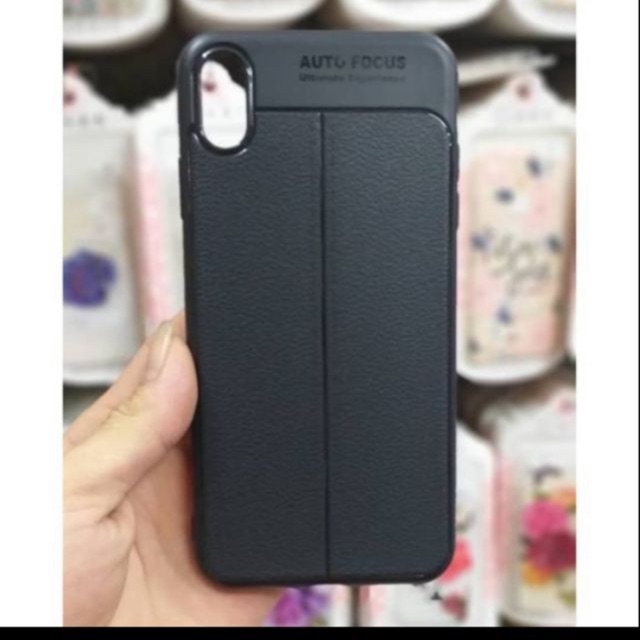 Ốp lưng da cao cấp Auto focus cho iphone XS max