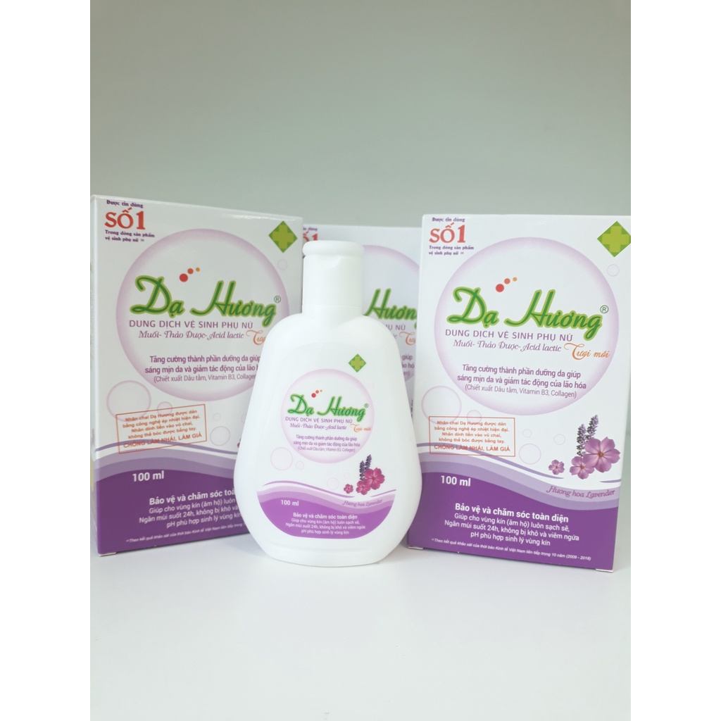 Vệ sinh phụ nữ Hương Lavender Dạ Hương 100ml [Có sẵn]