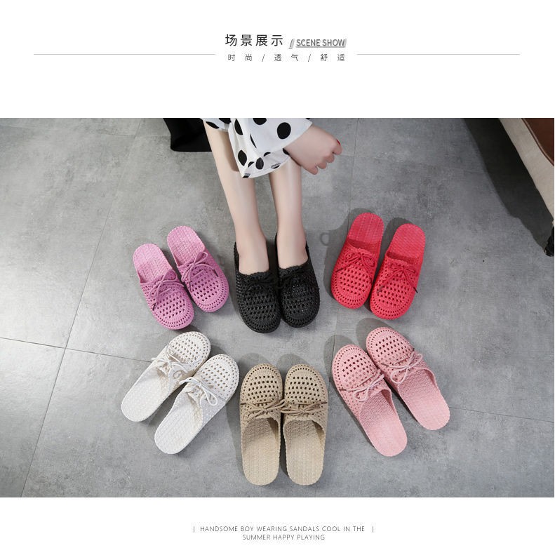 Dép sục nhựa bít mũi tổ ong đi mưa siêu bền