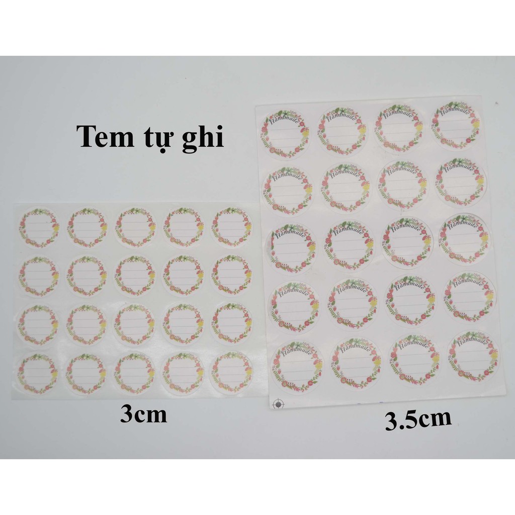 TEM NHÂN BÁNH TỰ GHI