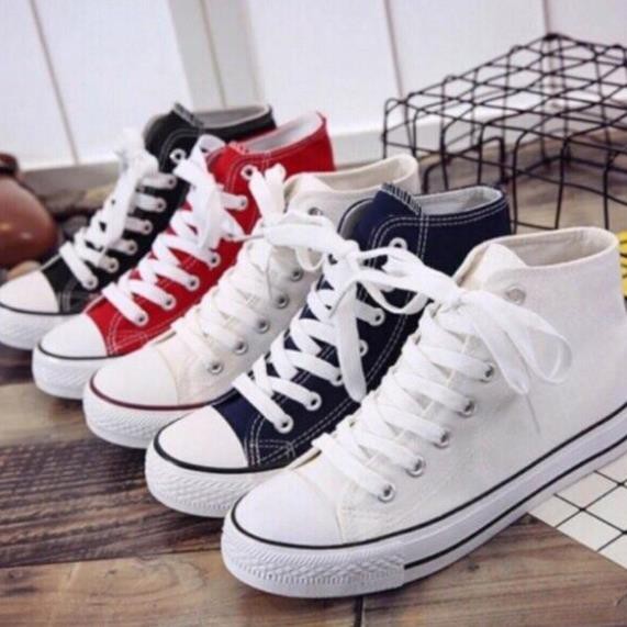 Free Giày Thể Thao Cao Cổ ngôi sao (Size 35-43) Có Sẵn ⚡ CHẤT sịn : " * ༔ *