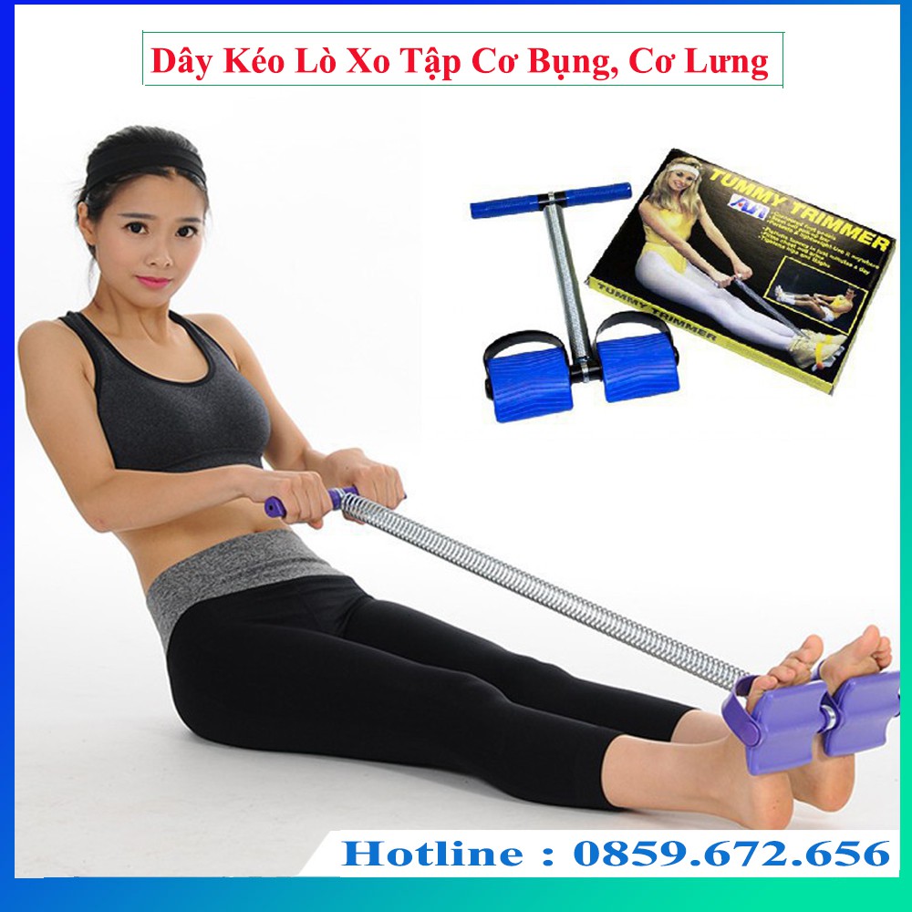 [⚡Sale Tuyệt Đỉnh⚡] Dây Kéo Lưng, Dây Tập Thể Dục, Tập Gym, Tập Cơ Bụng Thông Minh Điều Chỉnh Lực Kéo