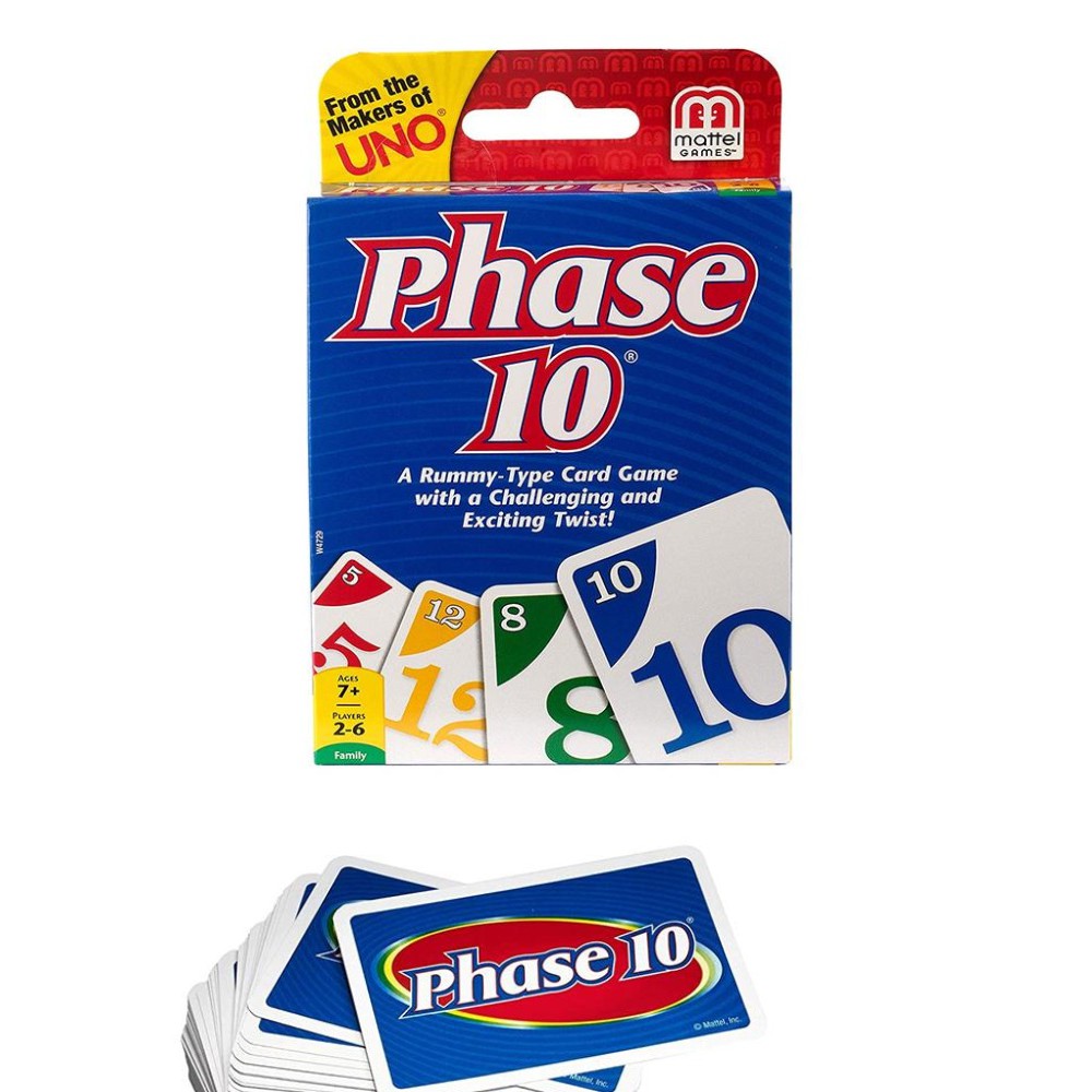 Thẻ bài Phase 10 - Bản nâng cấp của Uno