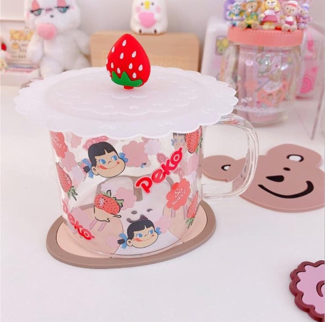 Miếng lót nồi xoong cách nhiệt cực tốt - Đế lót cốc, ly nhiều hình siêu cute - Quà tặng xinh giá cực rẻ