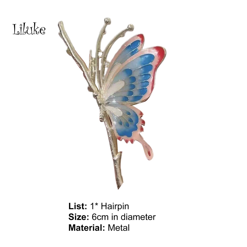 Kẹp Tóc Nữ Hình Bướm Thời Trang