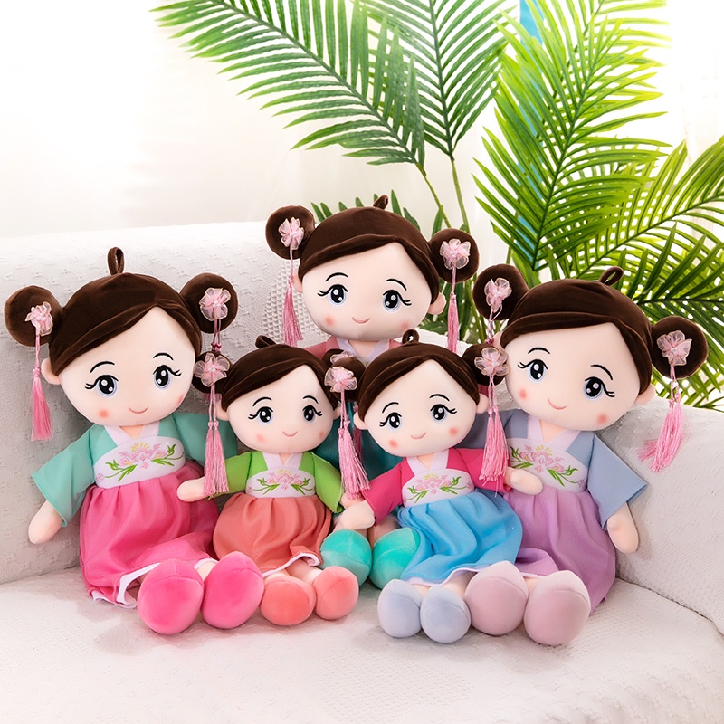 Búp Bê Công Chúa Anna Mặc Váy Hán Phục Nhồi Bông Dễ Thương