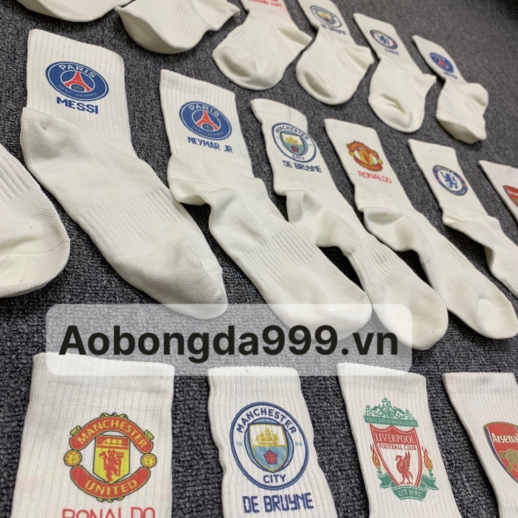 Tất thể thao - tất đá bóng - in tên logo đội bóng - tên theo yêu cầu - aobongda999.vn