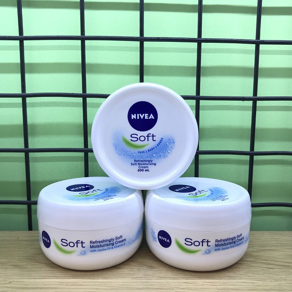 Kem dưỡng ẩm Nivea Soft 200ml (ĐB hàng chính hãng Đức 100%)