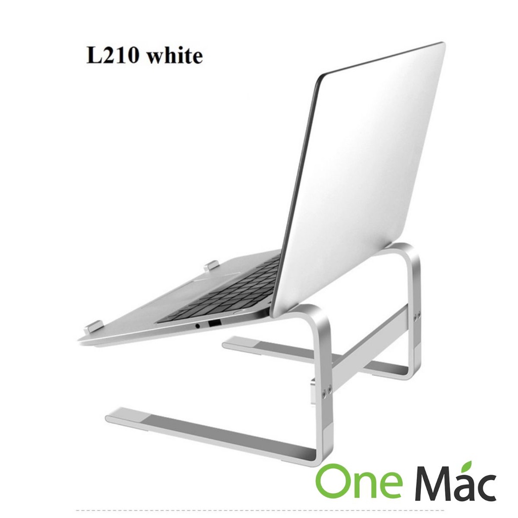 Giá đỡ laptop bằng nhôm, đế tản nhiệt macbook cao cấp kiêm kê gọn bàn phím ngoài L210