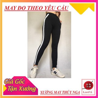 QUẦN LEGGING 👩‍🦳THỂ THAO VIỀN TRẮNG - VNXK💖
