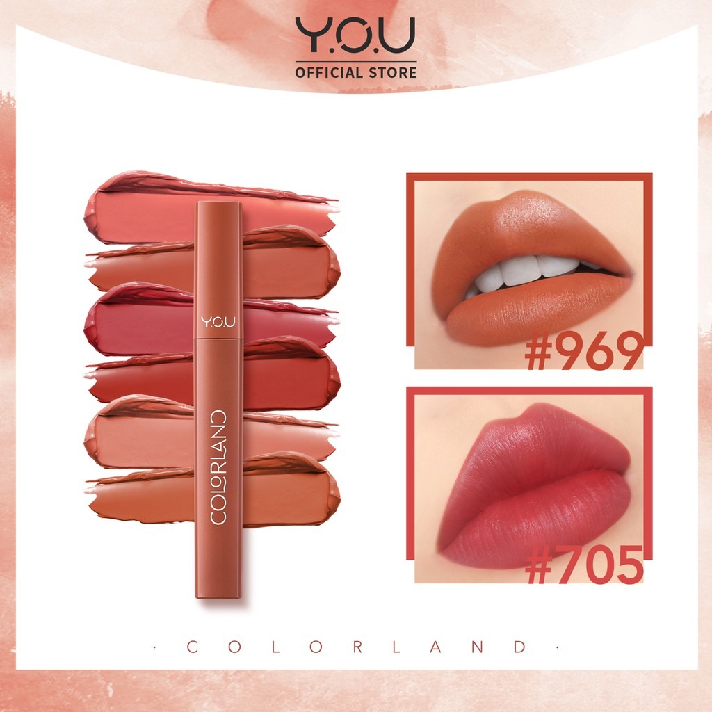 (Hàng Mới Về) Son Môi You Colorland Lên Màu Đẹp Giữ Màu Tốt Bền Lâu Trôi 8 Giờ | BigBuy360 - bigbuy360.vn