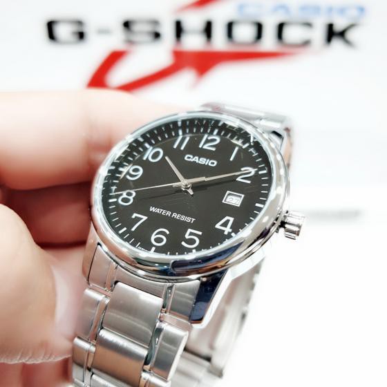 Đồng hồ nam dây kim loại Casio Anh Khuê MTP-V002D-1BUDF