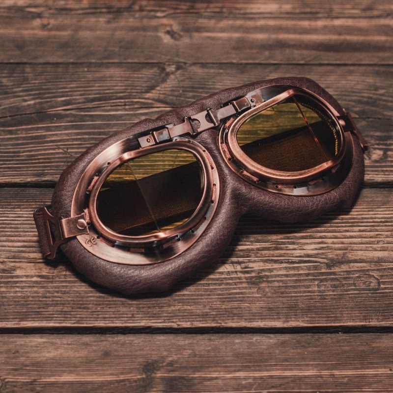Kính Phi Công cho nón bảo hiểm - GOGGLE PILOT - Vintage Style - Sản phẩm cao cấp - Bảo hành 1 năm