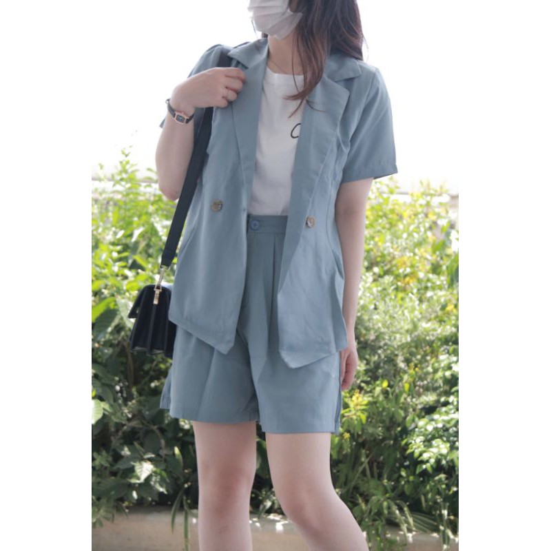 Set vest short mã 2001 | BigBuy360 - bigbuy360.vn