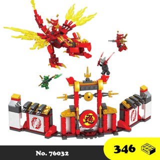 Đồ chơi lắp ráp Ninja go Kai - Leduo 76033 Red Ninja Kai - Xếp hình thông minh