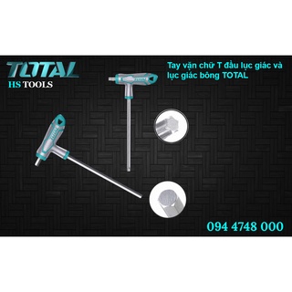Tay vặn chữ T đầu lục giác và lục giác bông TOTAL