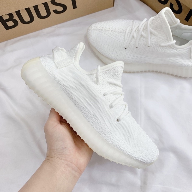 Full bill box+quà tặng🎁Giày thể thao yz 350 full trắng nam nữ