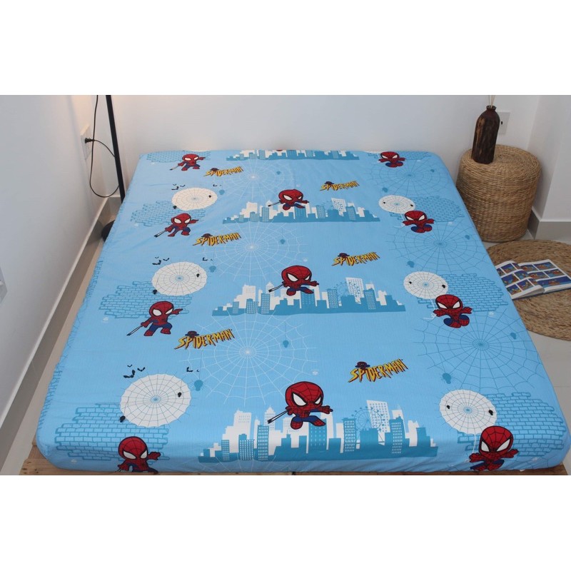 Drap Cotton KHA LY - Chống Thấm 2 Lớp - ngăn nước thấm xuống nệm - nằm trực tiếp khi sử dụng - NHIỀU MẪU