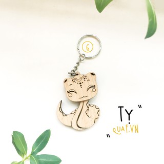 Móc khóa gỗ 12 con giáp