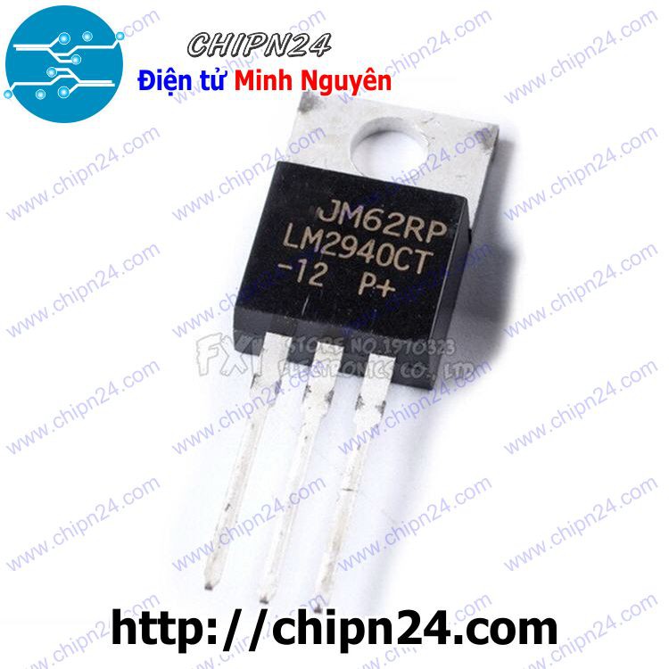 [2 CON] IC LM2940-12V TO-220 (LM2940CT-12 LM2940 2940 12V)