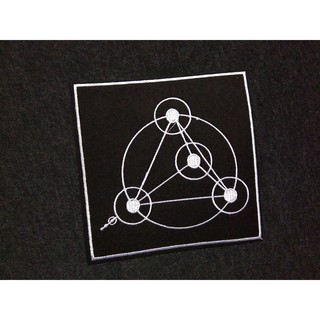 Sticker ủi thêu logo ủi patch ủi vải thêu vuông