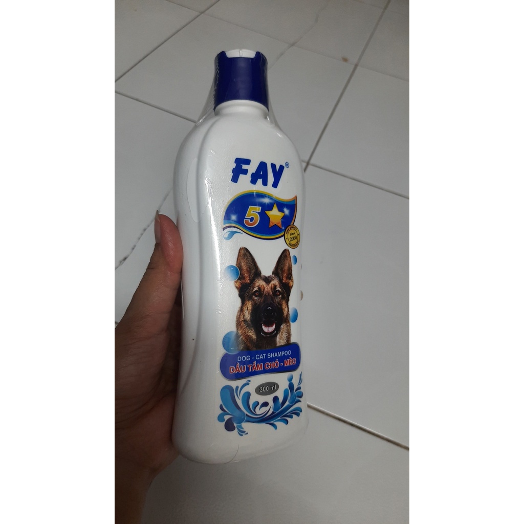Dầu tắm chó mèo Fay 5 sao - 300ml