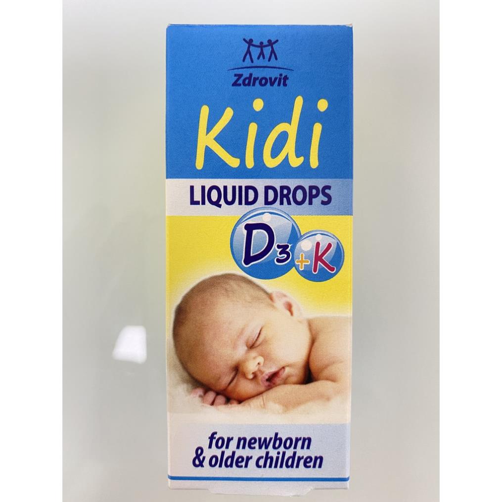 [GIÁ GỐC] [GIÁ GỐC] Kidi D3 K hỗ trợ điều trị còi xương cho bé lọ 30ml