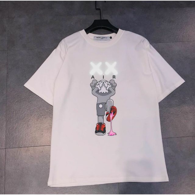 [Ảnh thật] Áo thun Kaws Kẹo - Tee Kaws XX Oversized (Phản Quang)